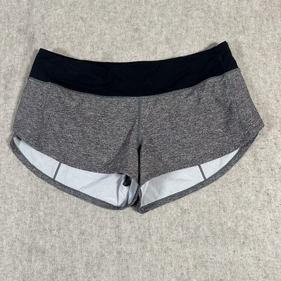 Lululemon Shorts 8 Womens Multicolor Speed Up 2.5'' Athletic Gym & Training Swift