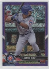 2018 Bowman Chrome Prospects Purple Shimmer Refractor 280/655 Charcer Burks z6b