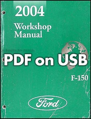2004 Ford F-150 Shop Manuell Auf USB F150 Pickup Lkw Reparatur Service Werkstatt-image