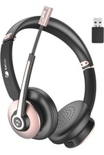 Earbay Bluetooth Headset with Microphone, Wireless Headset with Noise Cancelling