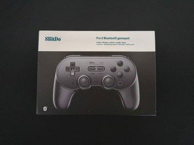8BitDo Pro 2 Bluetooth Controller in OVP, schwarz, neuwertig