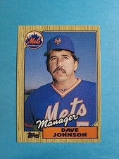 Dave Davey Johnson 1987 Topps Baseball Card # 543 J9026