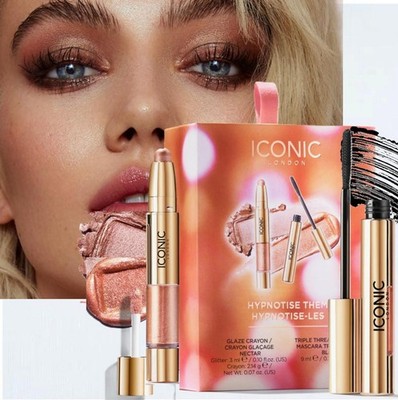 ICONIC LONDON 2pc Hypnotise Them*Set~Triple Threat Mascara &Glaze Crayon NIB $68