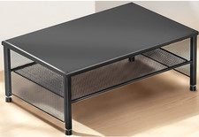 2-Tier Computer Monitor Stand Riser, Printer  Laptop Stand, Office Desk Accesso