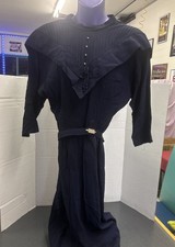 Vintage 1960's Dress HARCO ORIGINAL Navy Blue