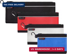 Small Tool Pouches 4 Pack Waterproof Heavy Duty Zipper Storage Organizer Bag