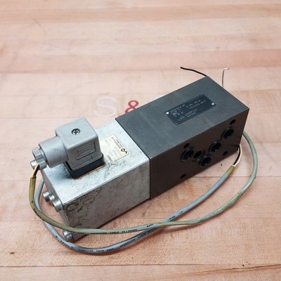 Wandfluh ZM22101A Solenoid Valve, SIN60V, 24VDC, 160 bar P Max, VDE 0580 - USED
