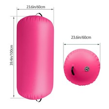 Inflatable Air Track Tumble Air Roller Barrel Sport Gymnastics Yoga w/ Pump New