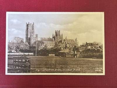 Ely Kathedrale vom Grillenfeld antike Frith Postkarte P753