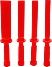 4PCS Plastic Chisel Scraper Set, Non-Marring Plastic Scraper Tools, Safe Chisel 