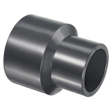 2"x1-1/4" SCH80 UPVC Reducer Pipe Fittings Straight Coupling Connector, Grey