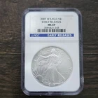 U.S. Mint American Eagle Silver $1 2007 NGC MS 69 Early Releases