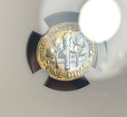 (#101720) Roosevelt Dime:  1966 SM  NGC MS 67  Rainbow toning!      (see video!) — photo 6