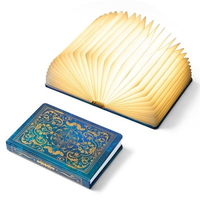 Book Lovers Gifts BookLamp - 5 Color Lights, 1200mAh Battery, Foldable Paper ...
