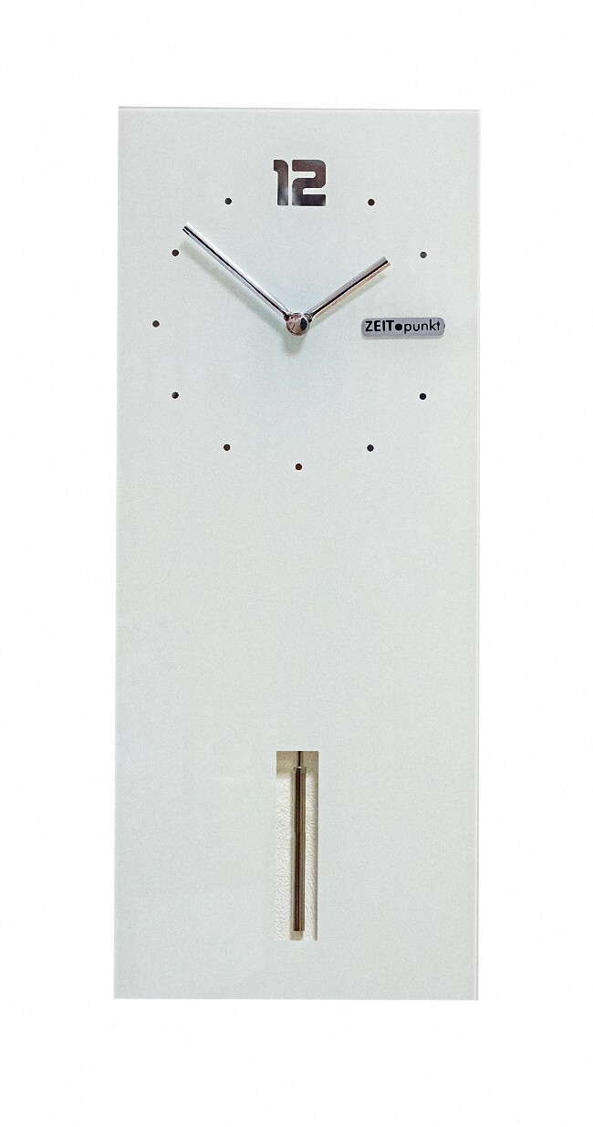 Modern wall clock with quartz movement from Zeitpunkt (Zeit.p.. ZP 17/627/12 NEW