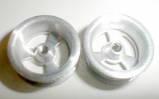 Dynamic 1 Pr 3 Bar Custom Aluminum Slot Car Wheels 1/24th Original 5:40 NOS 631
