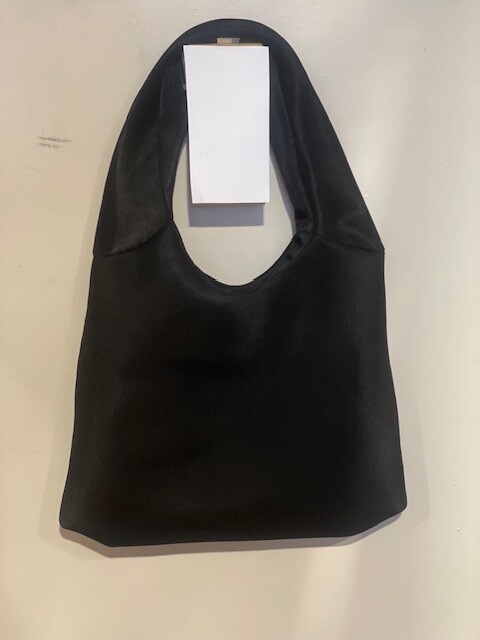 SIMONE ROCHA Black Textured Neoprene Shoulder Hobo Handbag | eBay