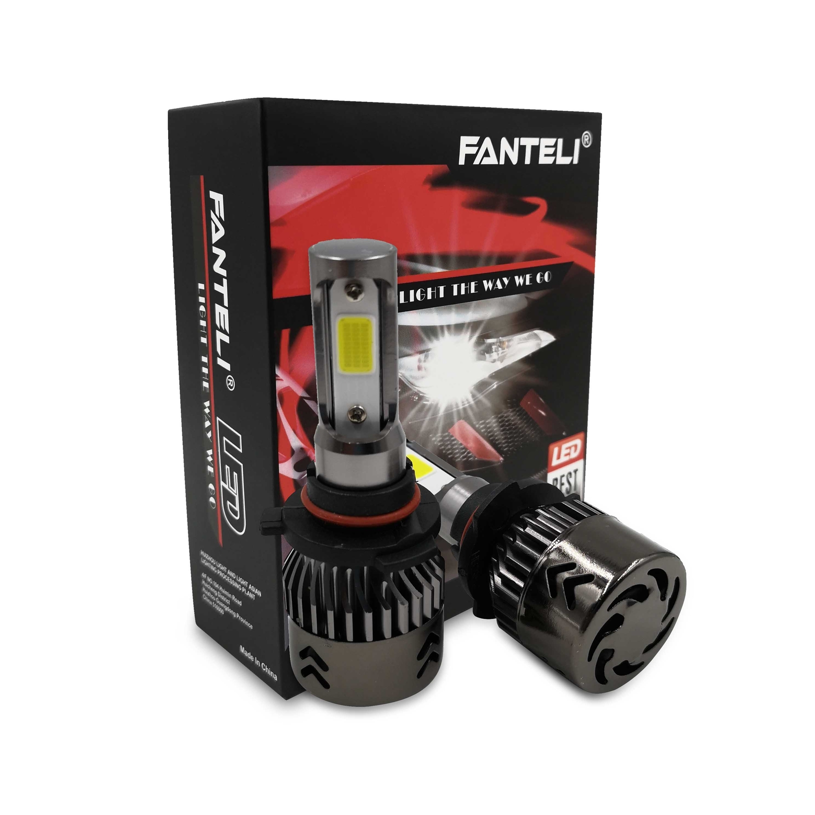 FANTELI 9006 HB4 9012 2100W 315000LM Car LED Headlight Beam Bulbs Kit 4300K