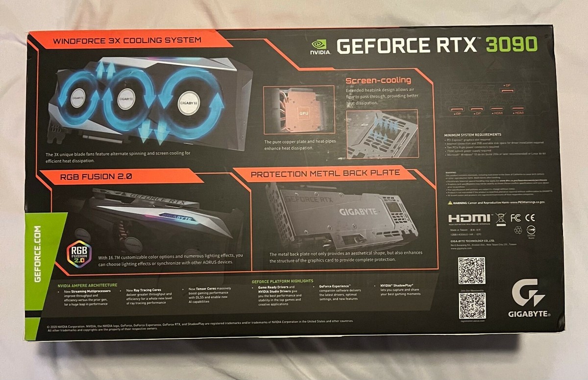 NEW/SEALED Gigabyte GeForce RTX 3090 GAMING OC 24G Graphics