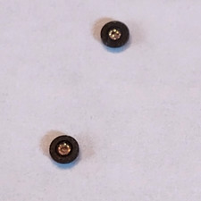 2 ELGIN 0-3/0 SIZE BALANCE JEWELS 455 COCK FOOT, HOLE: 12 NOS --BB-1703