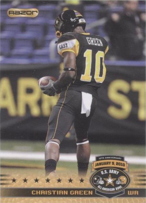 2010 Razor U.S. Army All-American Bowl Christian Green #37 for sale | eBay