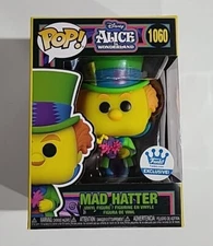 Funko Pop Alice in Wonderland Blacklight Mad Hatter Funko Shop Exclusive #1060