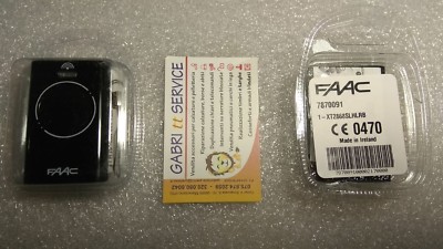 FAAC XT2 868 SLH RB MASTER 787091 ex 787005 COLOR BLACK NERO NOIR NEGRE 6900987