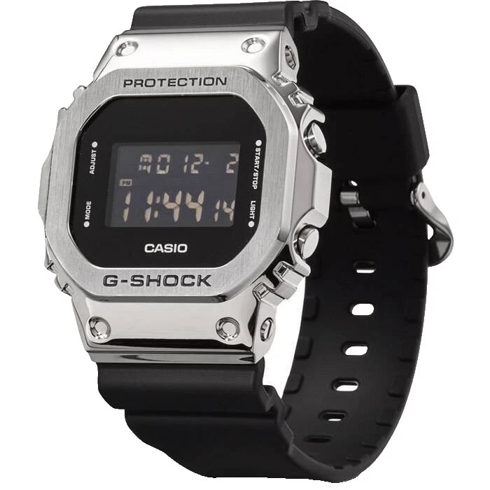 Caja de Plata Banda de plástico Casio Relojes de pulsera