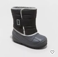 Thermolite Boys Snow Boots Camo Gray Black Cat  Jack Size 6