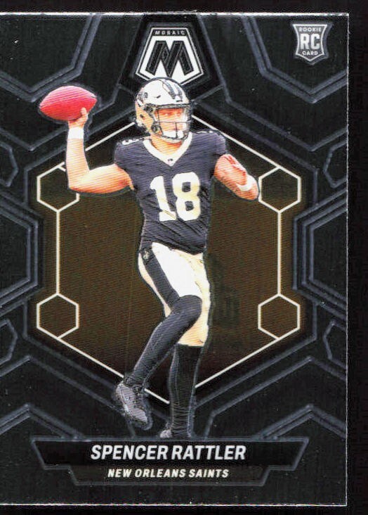 2024 Panini Mosaic SPENCER RATTLER Rookie Card RC #393 Saints