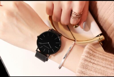 Japan Quartz Movement High Quality Hannah Martin Women Stainless Steel Watch