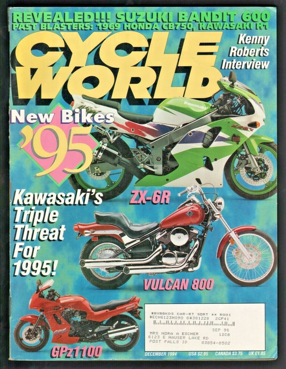 ポスター 1997 February Cycle World Motorcycle Magazine - Suzuki