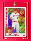 Mike Trout RARE TOPPS CHROME SILVER MOJO REFRACTOR SP ANNIVERSARY CARD - MINT!