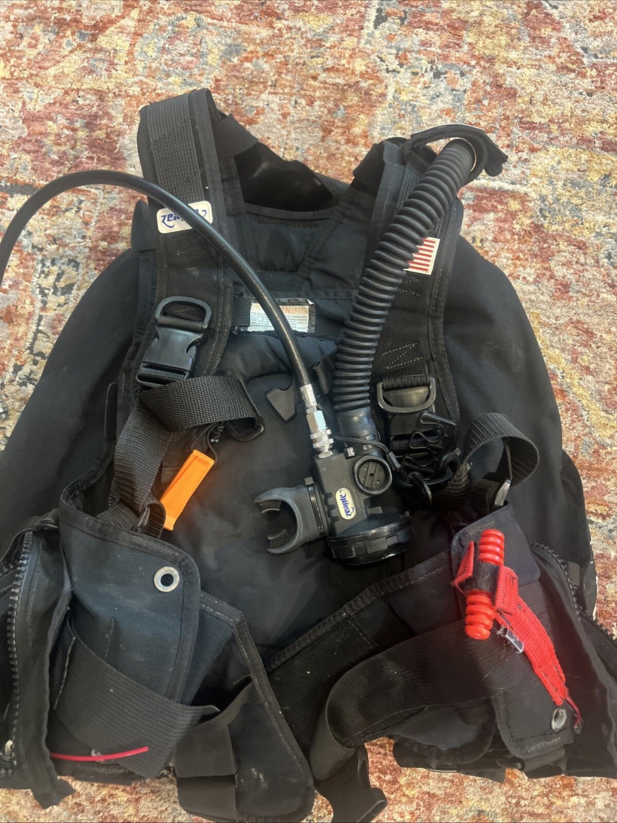 Zeagle Concept II SCUBA Diving BC BCD Vest Size XL WITH SPARE AIR