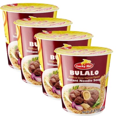 (4 pack) Lucky Me! Supreme Bulalo Instant Mami Noodles, 2.54 oz