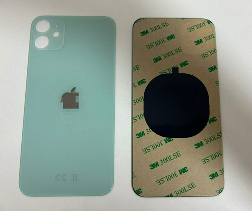 iPhone 11 Backcover Pokrywa baterii Tył Szkło Duża dziura Duża otwór na aparat Top - Zdjęcie 2 z 12