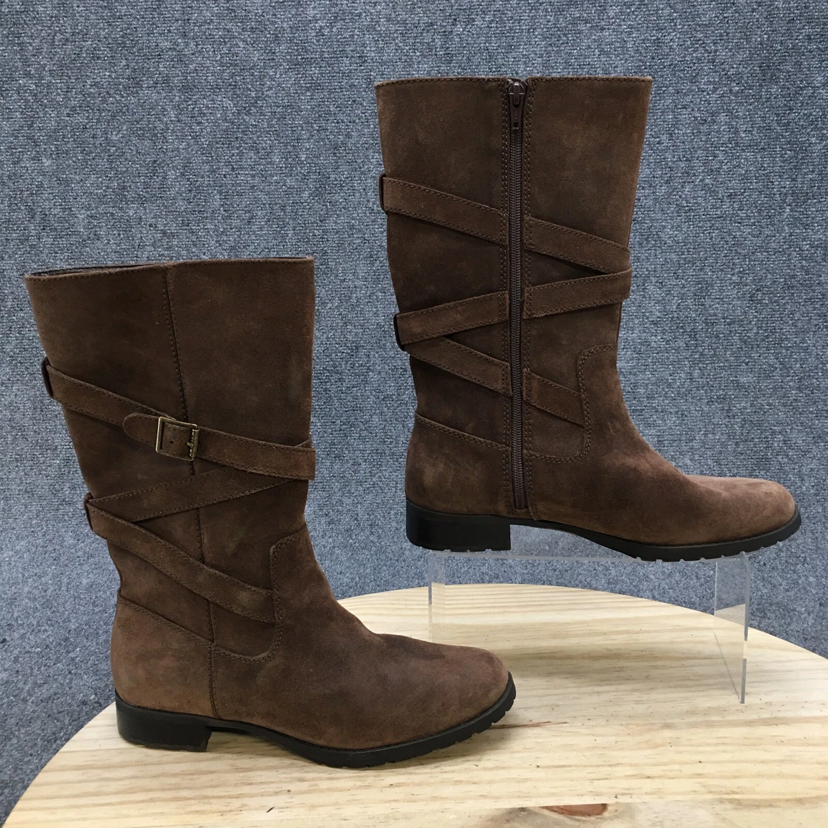 Ralph lauren mid calf best sale boots