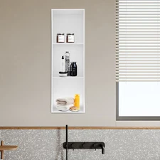 3-Layer Recessed Shower Storage Shelf Bathroom Shelf Organizer Stainless Steel