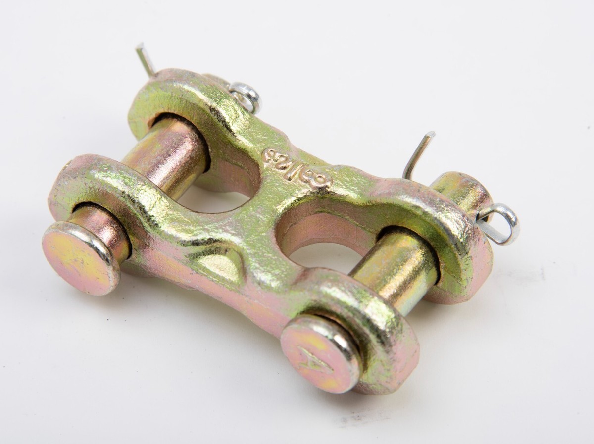 クラリスページ 2x Twin Clevis Safety Chain Repair Link 3/8