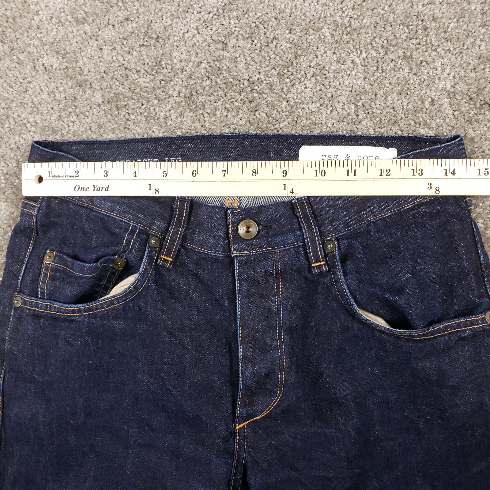 Купить Rag Bone Jeans 29x34 Mens Dark 