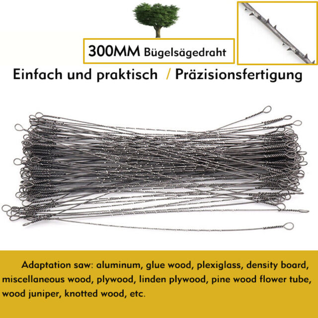 300mm Laubsägeblatt fein verzahnt Für die Holzverarbeitung U-förmiger Sägedraht 300mm Laubsägeblatt fein verzahnt Für die Holzverarbeitung U-förmiger Sägedraht