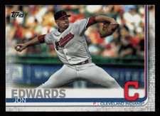 2019 Topps Jon Edwards #528 RC Rookie Cleveland Indians Baseball Card