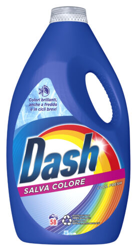 Dash Lavatrice Liquido 58 Misurini Colore - Foto 1 di 3