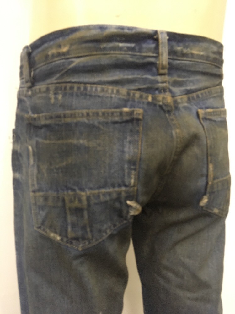 SLAB by Rick Owens MKD2001 Jeans Vintage Straight Leg Blue