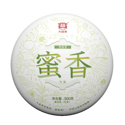 TAETEA 'Nectar' Raw PU'ER Tea Cake Aged Fermented Black Tea Sheng Puerh Tea 300g