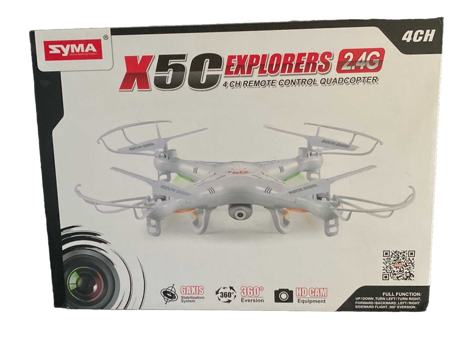 Drone Syma X5C Explorers 2.4G Remote Control Quadcopter Drone with HD Camera-image