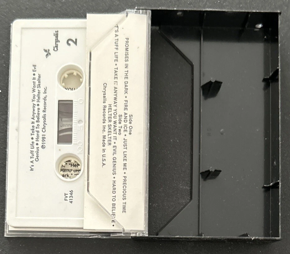 Pat Benatar Precious Time Cassette Promised In The Dark Helter Skelter Used 1981 - Image 4 of 4