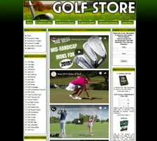 GOLF Website. Affiliate STORE+Amazon Store+Google Adsense