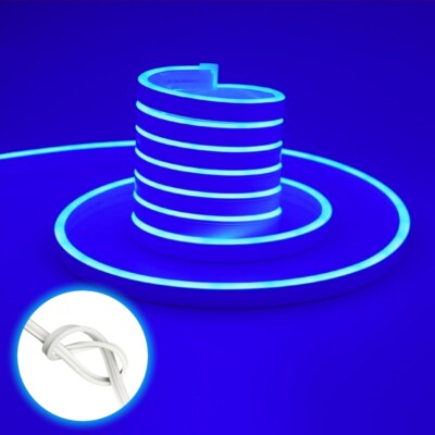 220V 6x12mm Superweiche Lichtleiste Multifarbige Ambientebeleuchtung Wasserdicht