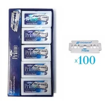100 Dorco Prime Platinum Double Edge Razor Blades STP301 - Fast Shipping